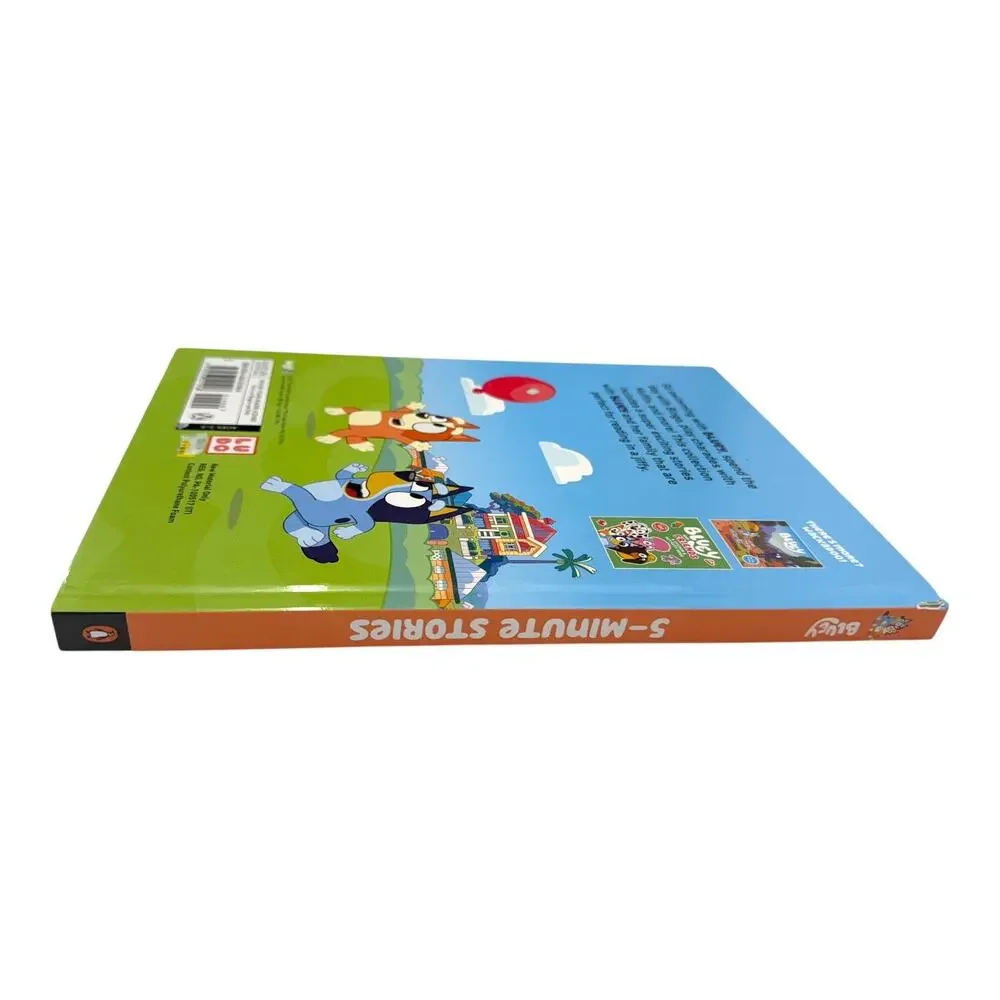 Bluey 5-Minute Stories Hardcover Book 6 Stories in 1 Book Kids Bedtime Reading
